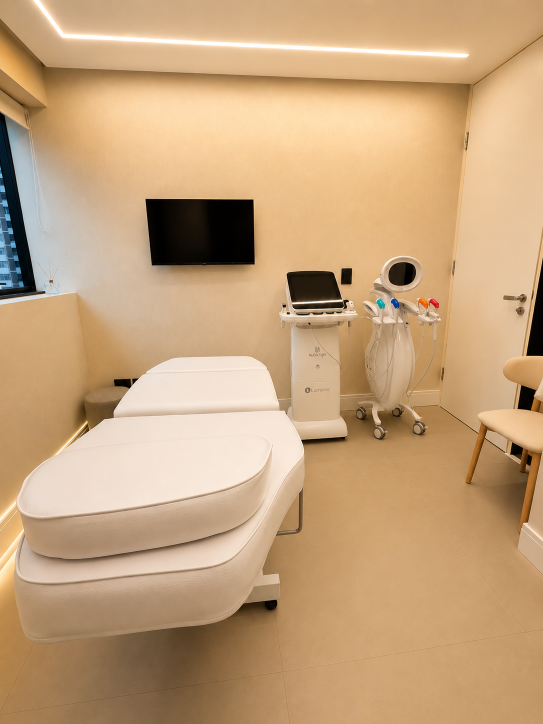 Sala dupla com NuEra Tight e Ultraformer MPT